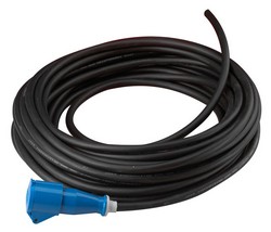 20 LM неопренов електрически кабел 3G x 4 - 2 полюса + G с женска тапа 32A - 230V